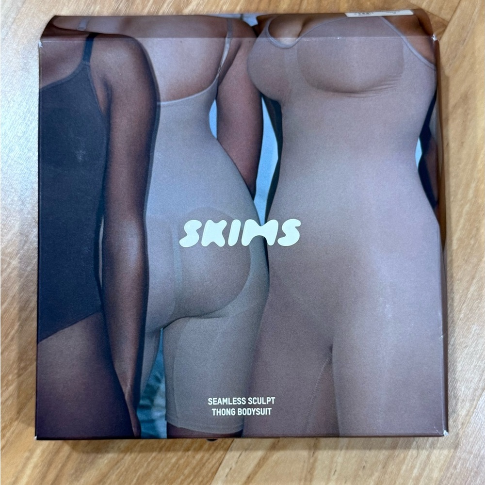 SKIMS Onyx Support Bodysuit